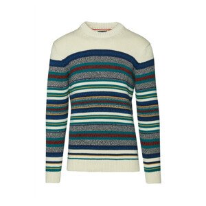 SVETER GANT D1. MULTICOLORED MARL. STRIPE CREW rôznofarebná L