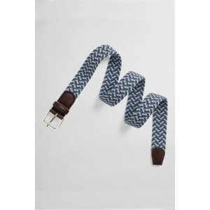 OPASOK GANT D1. PATTERNED ELASTIC BRAID BELT modrá 90