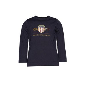 TRIČKO GANT ARCHIVE SHIELD LS T-SHIRT modrá 74