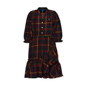 ŠATY GANT D1. PLAID FLANNEL DRESS modrá 158/164