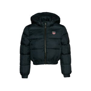 BUNDA GANT D1. GANT RETRO SHIELD PUFFER čierna 134/140