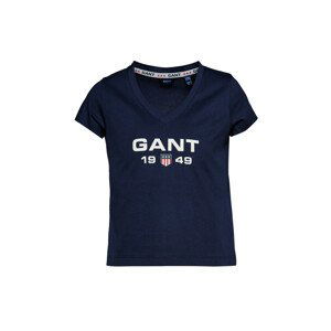 TRIČKO GANT D1. GANT RETRO SHIELD T-SHIRT modrá 134/140