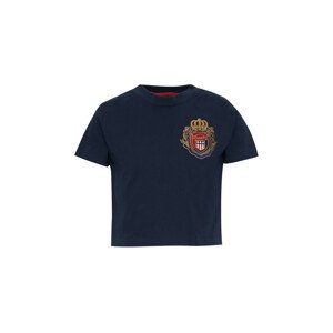 TRIČKO GANT D1. US. ROYALTY BADGE SS T-SHIRT modrá 176