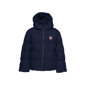 BUNDA GANT D1. GANT RETRO SHIELD PUFFER modrá 110/116