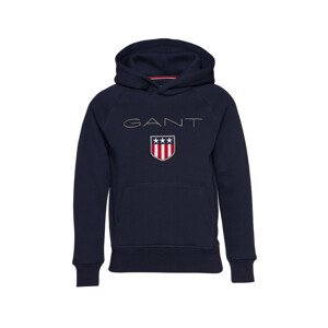 MIKINA GANT SHIELD HOODIE modrá 134/140