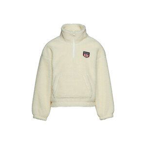 MIKINA GANT D1. GANT RETRO SHIELD FLEECE biela 134/140