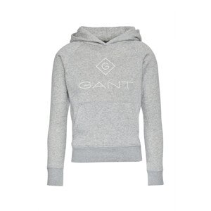 MIKINA GANT GANT LOCK-UP SWEAT HOODIE šedá 134/140