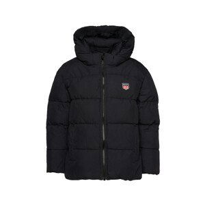 BUNDA GANT D1. GANT RETRO SHIELD PUFFER čierna 122/128