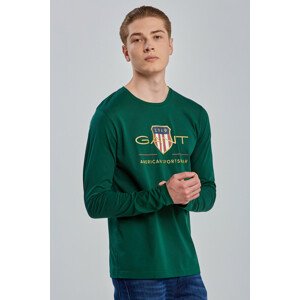 TRIČKO GANT ARCHIVE SHIELD LS T-SHIRT zelená M