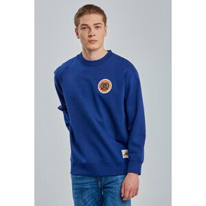 MIKINA GANT D1. WORLD CREST RELAX C-NECK SWEAT modrá M