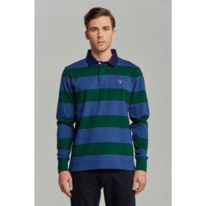 POLOKOŠEĽA GANT ORIGINAL BARSTRIPE HEAVY RUGGER zelená XL