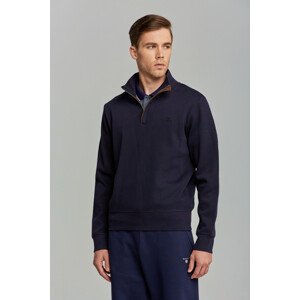 MIKINA GANT D1. SACKER RIB HALF ZIP modrá XXXL