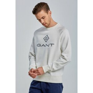 MIKINA GANT LOCK UP C-NECK SWEAT biela XL