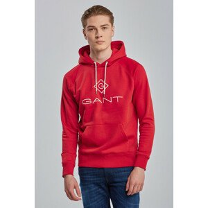 MIKINA GANT LOCK UP HOODIE červená XS