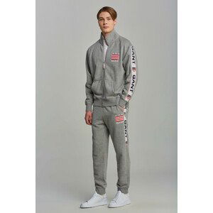 TEPLÁKY GANT D1. GANT RETRO SHIELD SWEAT PANTS šedá XXL