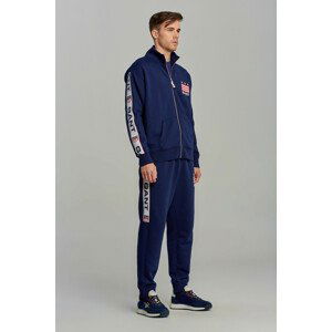 TEPLÁKY GANT D1. GANT RETRO SHIELD SWEAT PANTS modrá L