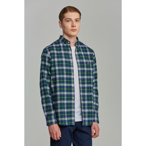 KOŠEĽA GANT D2. REG FLANNEL CHECK BD zelená XL