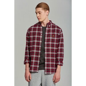 KOŠEĽA GANT D2. REG FLANNEL CHECK BD červená XL