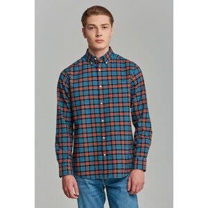 KOŠEĽA GANT D1. REG BRUSHED OXF CHECK BD oranžová XXXL