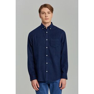 KOŠEĽA GANT D2. REG HERRINGBONE FLANNEL BD modrá XL