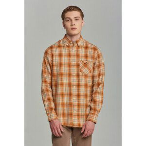 KOŠEĽA GANT D2. REG WB FLANNEL BD oranžová XL