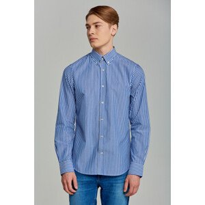 KOŠEĽA GANT SLIM BROADCLOTH STRIPE BD modrá M