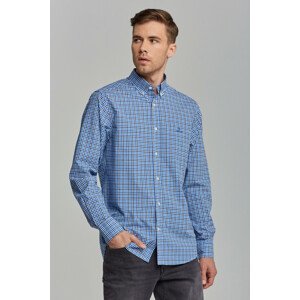 KOŠEĽA GANT REG BC 3 COL GINGHAM BD modrá XL