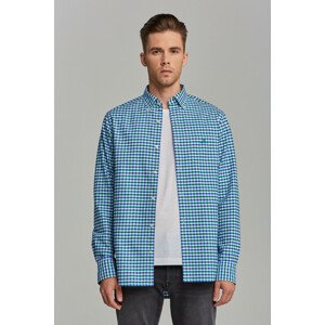 KOŠEĽA GANT REG OXFORD 2 COL GINGHAM BD zelená XXXL