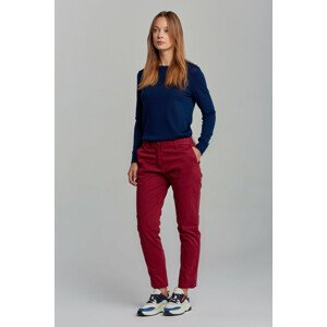 NOHAVICE GANT D2. FRYDA WINTER COTTON CHINO červená 38