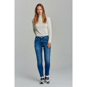 DŽÍNSY GANT D1. FARLA CROPPED JEANS modrá 33