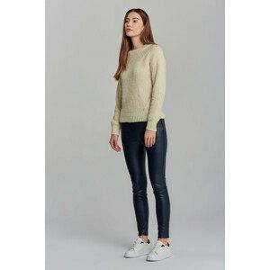 NOHAVICE GANT D2. SKINNY LEATHER PANT modrá 34