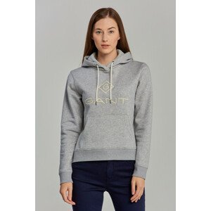 MIKINA GANT LOCK UP SWEAT HOODIE šedá XS