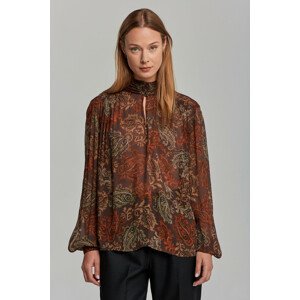 KOŠEĽA GANT D2. PAISLEY BOW BLOUSE hnedá 34