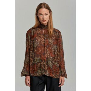 KOŠEĽA GANT D2. PAISLEY BOW BLOUSE hnedá 42