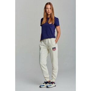 TEPLÁKY GANT D1. GANT RETRO SHIELD SWEAT PANT biela M