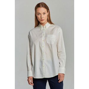 KOŠEĽA GANT D1. RELAXED DREAMY OXF SHIRT biela 36