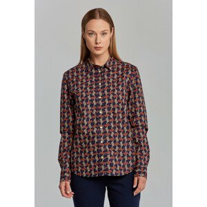 KOŠEĽA GANT D1. REGULAR KNOT PRINT SHIRT modrá 40