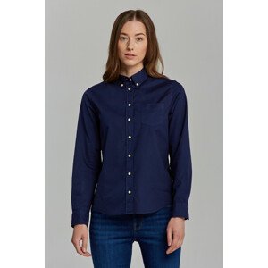 KOŠEĽA GANT REGULAR GMT WASHED OXFORD SHIRT modrá 36