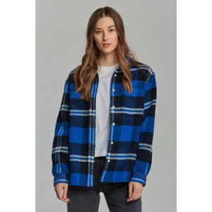 KOŠEĽA GANT D2. PLAID OVERSHIRT modrá 34