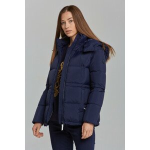 BUNDA GANT D2. MID LENGTH DOWN JACKET modrá XS