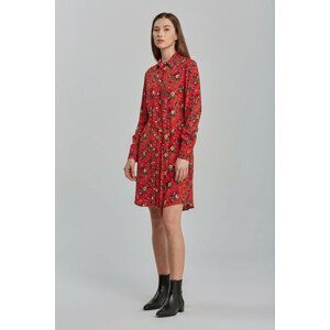 ŠATY GANT D1. ROSE CREPE SHIRT DRESS červená 42