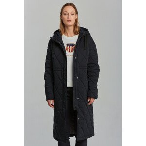 KABÁT GANT D1. OVERSIZED QUILTED PARKA čierna XS