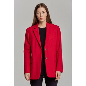 SAKO GANT D1. WOOL BLEND OVERSIZED BLAZER červená 42