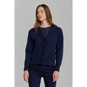 SVETER GANT D1. MULTIYARN CARDIGAN modrá XS