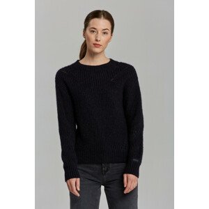 SVETER GANT D2. MOHAIR DETAIL C-NECK čierna M