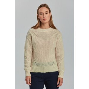 SVETER GANT D2. MOHAIR DETAIL C-NECK biela M