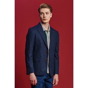 SAKO GANT D1. HERRINGBONE BLAZER modrá 50