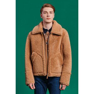 BUNDA GANT D2. SHEARLING JACKET hnedá L