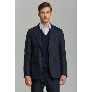 SAKO GANT D1. FLANNEL CHECK SUIT BLAZER modrá 50