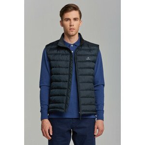 VESTA GANT D1. MIXED MEDIA LIGHT PADDED GILET čierna L